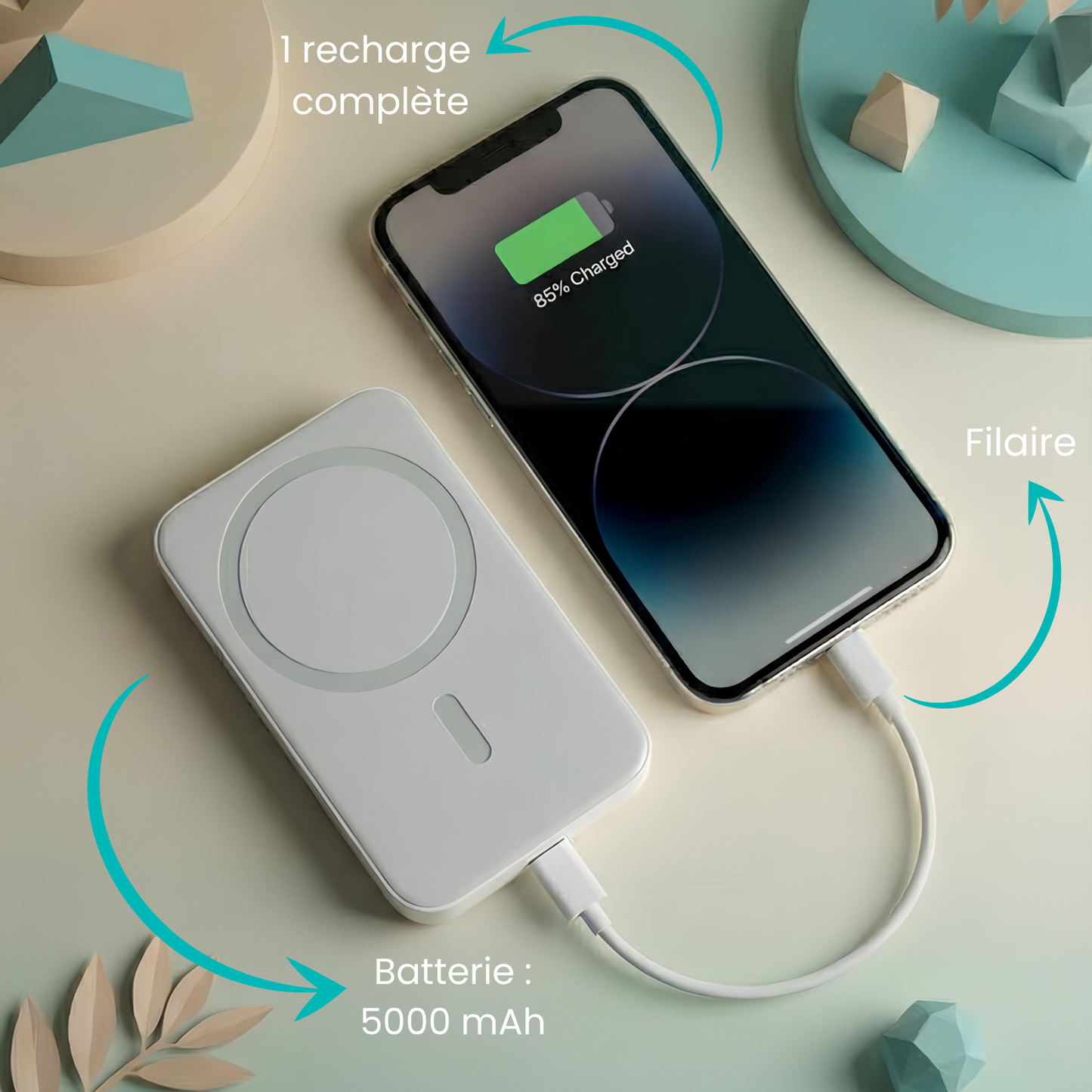 Batterie externe Rozion - 5000 mAh